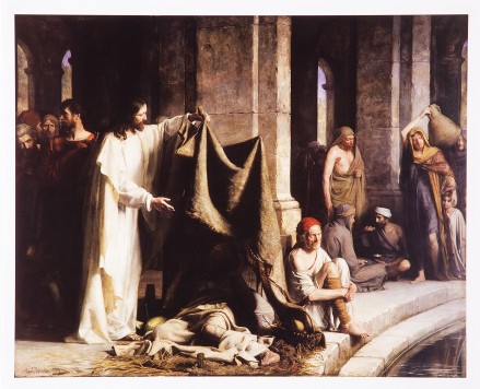 Christ healing the sick at the pool of Bethesda_Carl Heinrich Bloch, 1883
