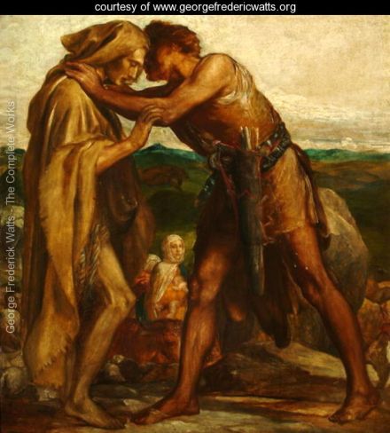 Jacob-and-Esau_ George Watts _1878
