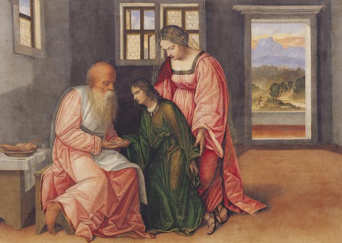 Isaac bénissant Jacob de Girolamo da Treviso II (1508)